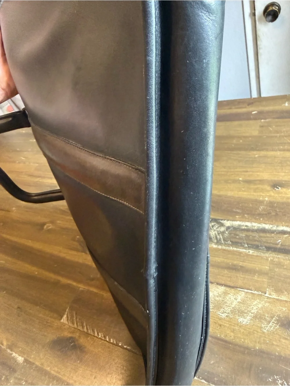 Coach Black Leather Briefcase